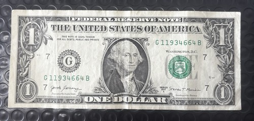 One dollar bill birthday - dollar, $1
