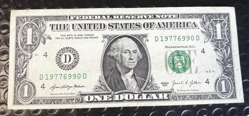 One dollar bill birthday - one,
