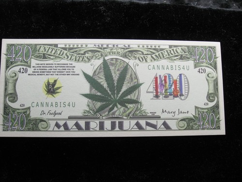 Marijuana novelty currency - novelty,