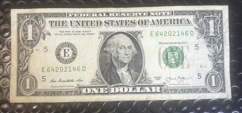 One dollar bill birthday - one,