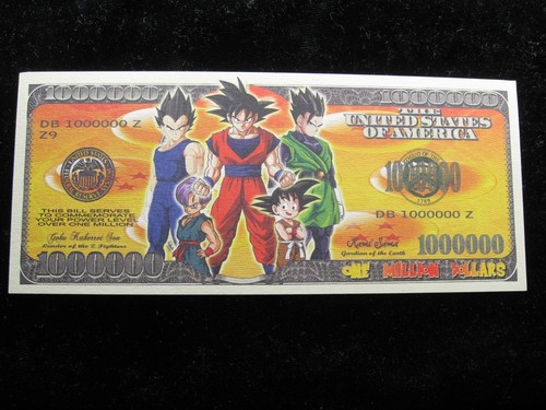 Dragon ball novelty currency - dragon,