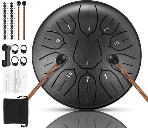Steel tongue drum - drum, 6