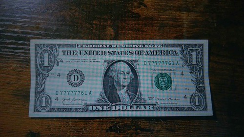 Note a kind lucky - $1,