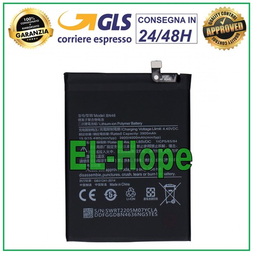 Batteria bn46 per - bn46, xiaomi