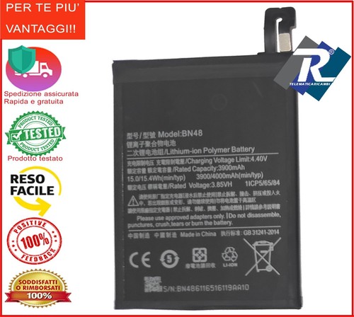 Batteria bn48 per xiaomi - bn48,
