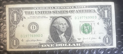 One dollar bill birthday - dollar, /