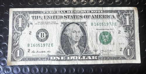 One dollar bill - birthday, /