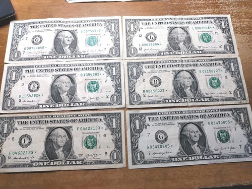 Lot 1 bills - 7, us